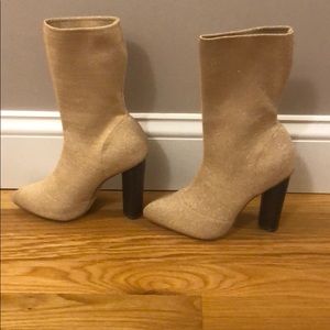 Super cute sock booties never worn!